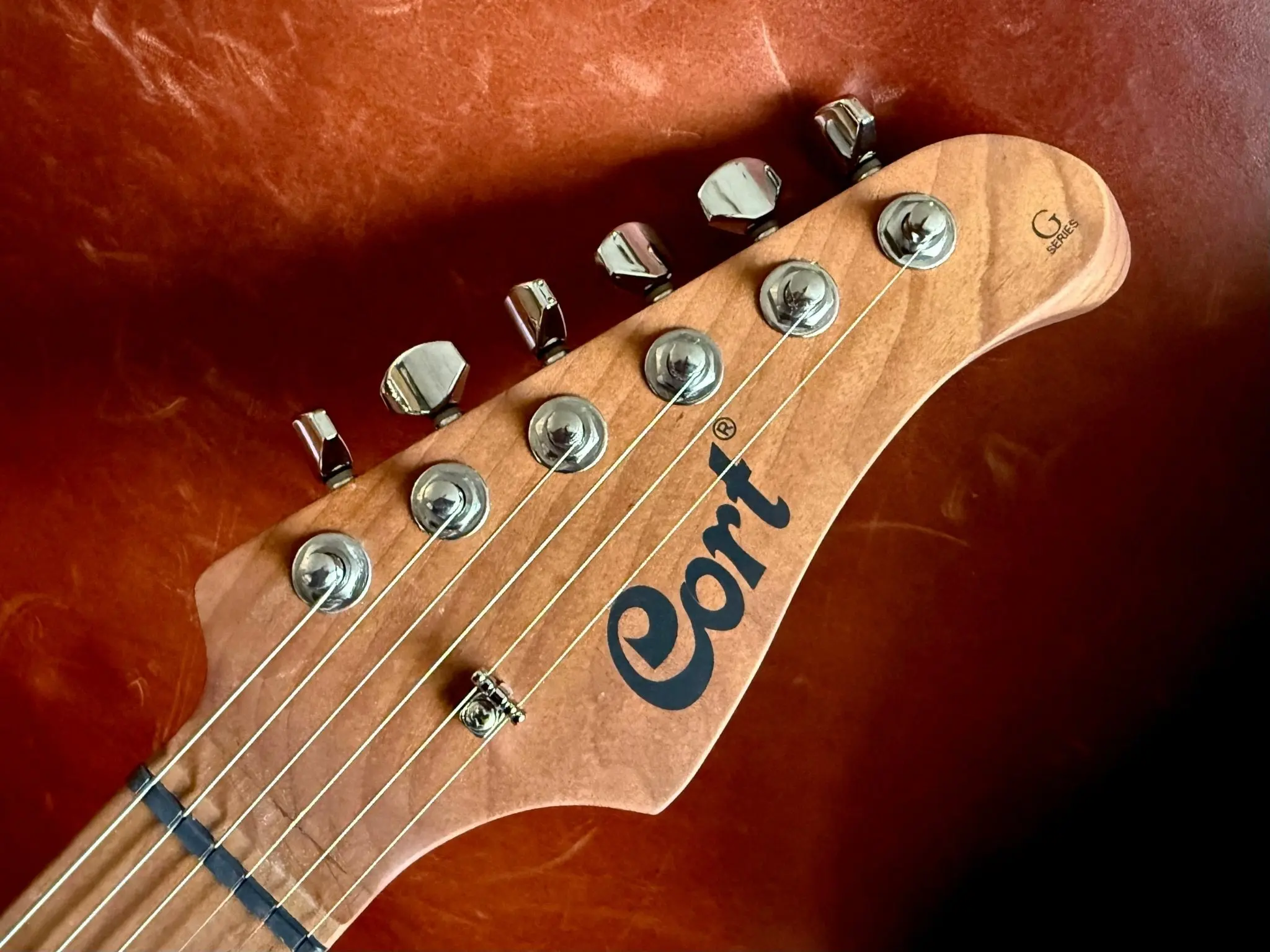 Cort G290 Modern Military Beige Electric Guitar - Image 10