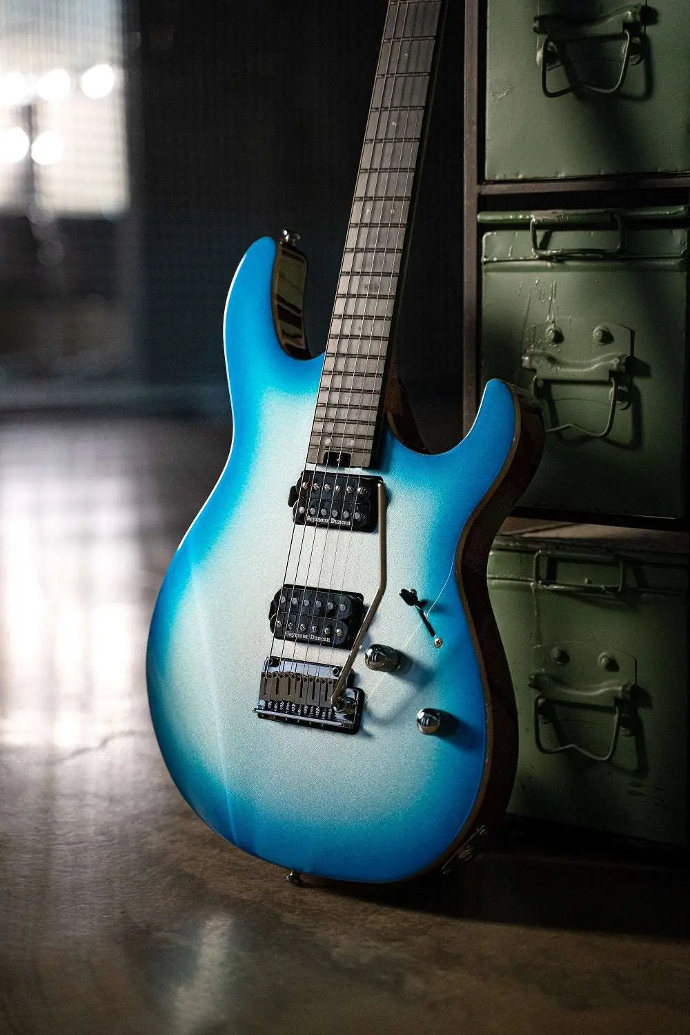 Cort G300 Glam Polar Ice Metallic Blue Electric Guitar - Image 2