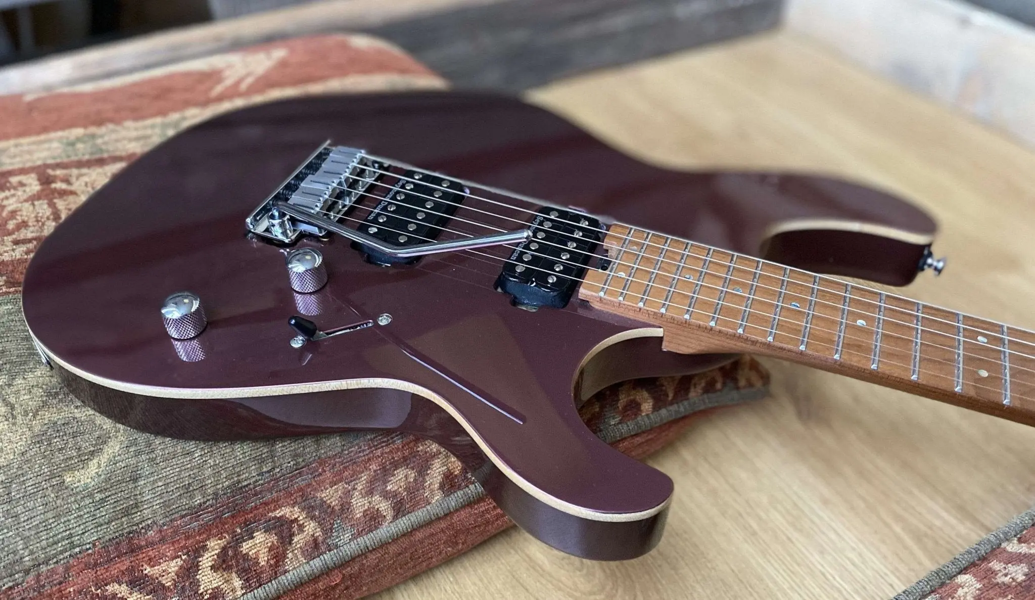 Cort G300 Pro Vivid Burgundy Electric Guitar - Image 11