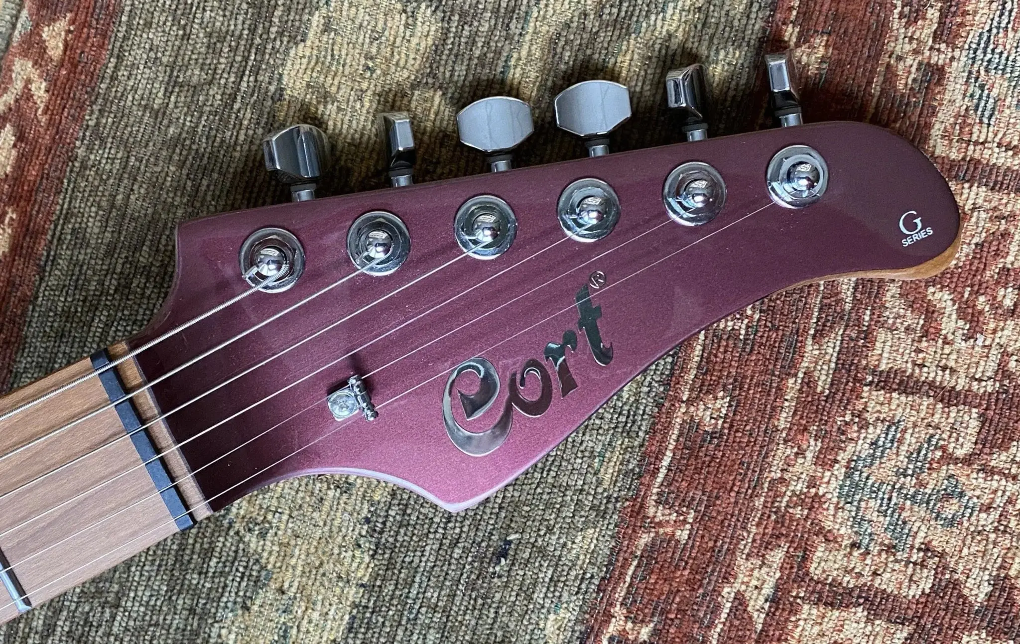 Cort G300 Pro Vivid Burgundy Electric Guitar - Image 16