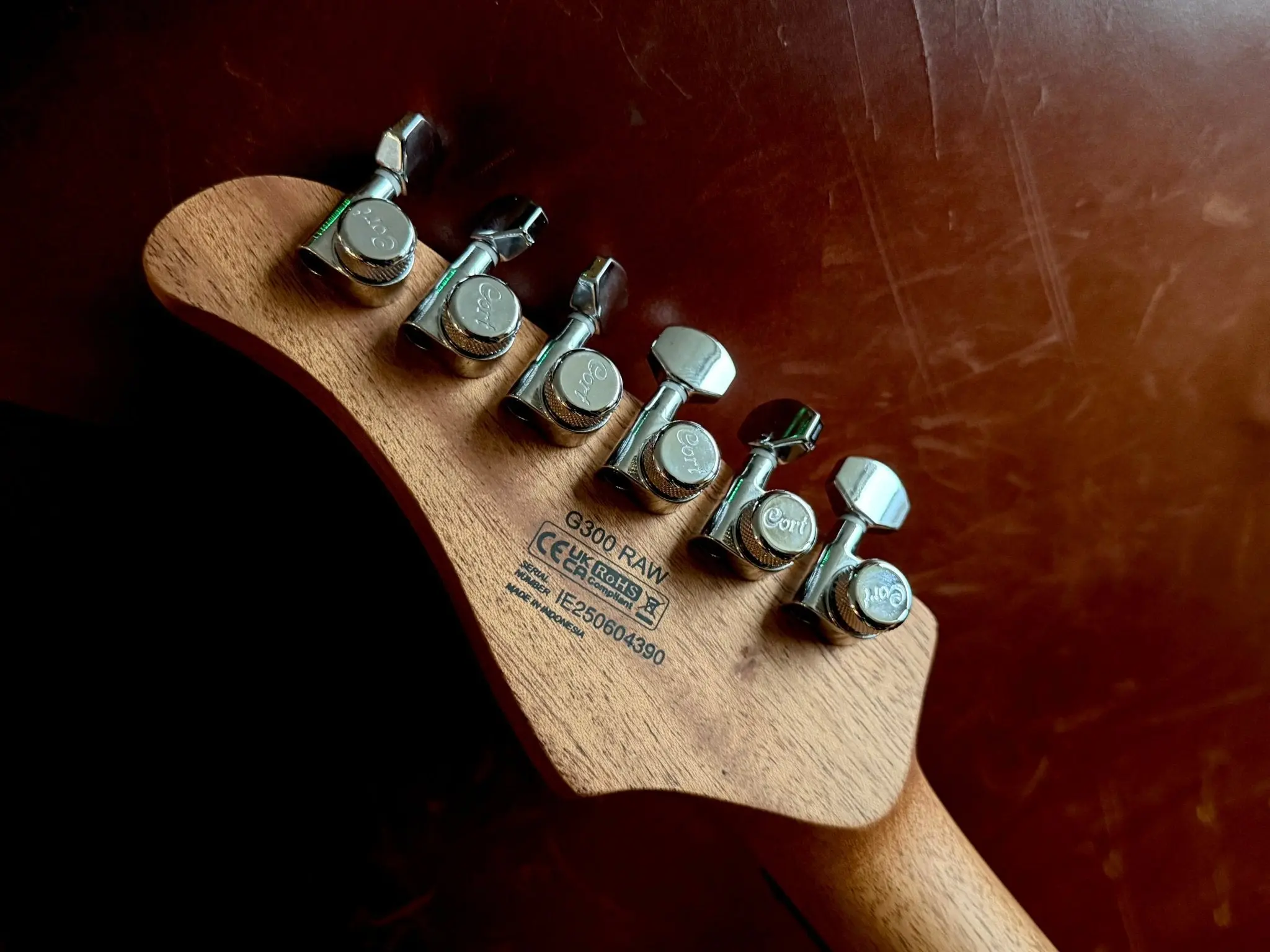 Cort G300 Raw Natural Satin Electric Guitar - Image 11