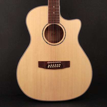 Cort GA MEDX 12 Open Pore 12 String Electro Acoustic Guitar With £225 Custom Pro Setup For Perfect Playability - Image 4