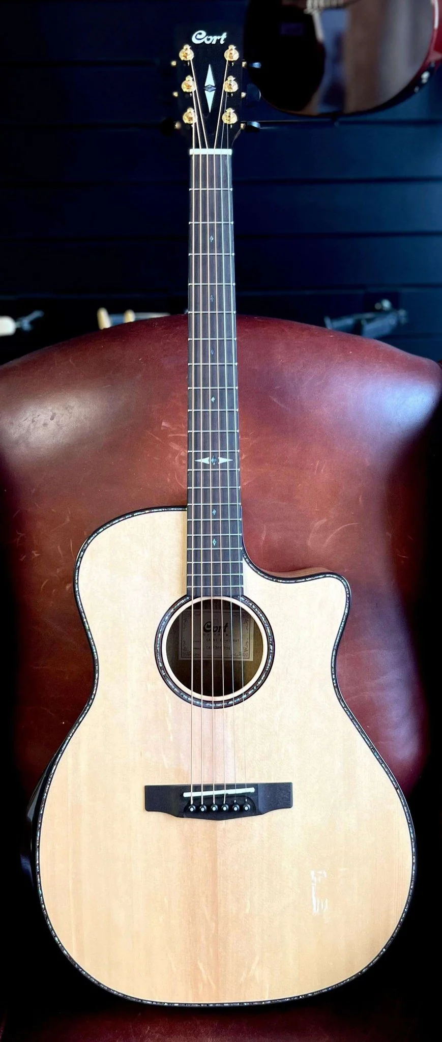 Cort GA MY Bevel Natural Electro Acoustic Guitar - Image 18