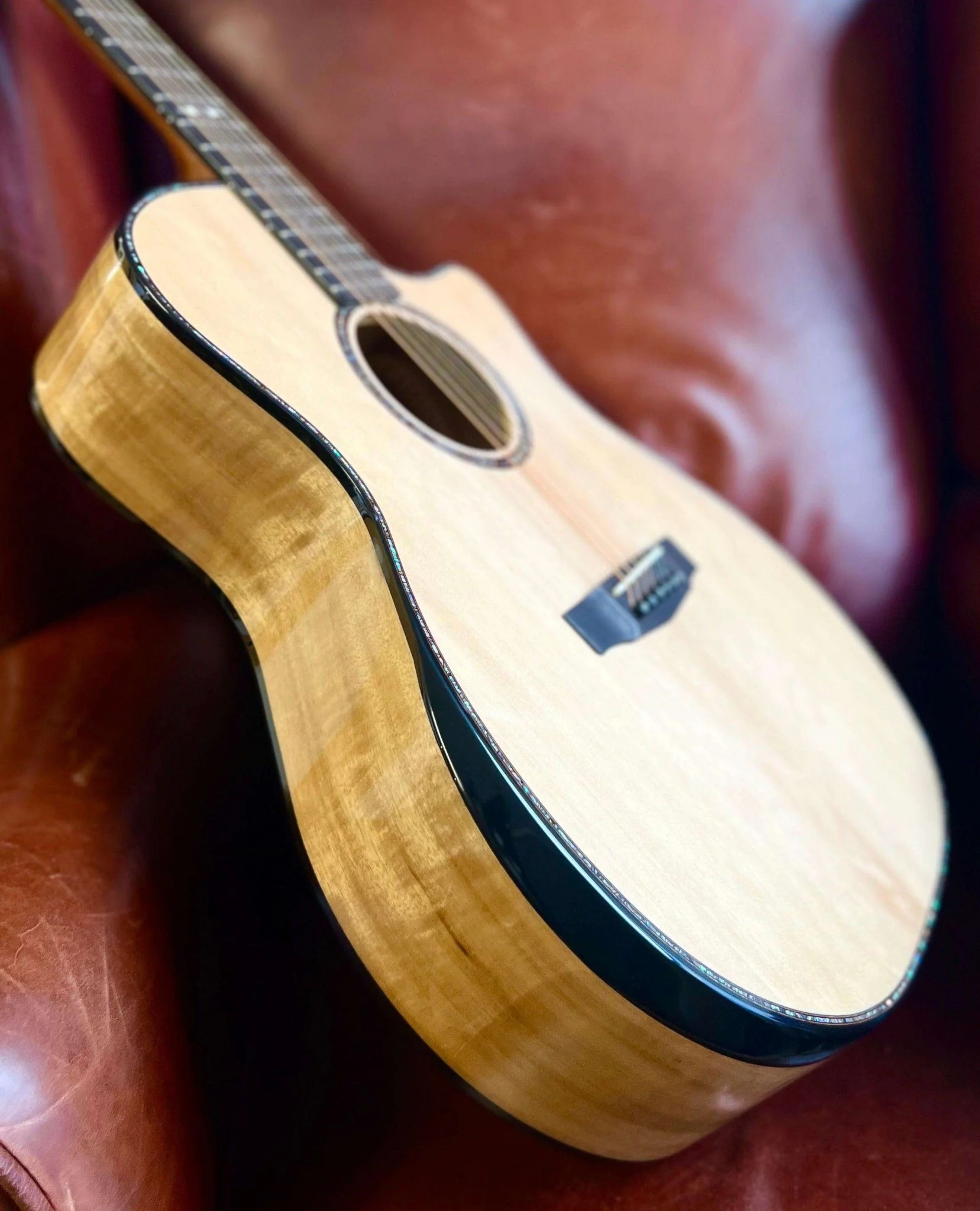 Cort GA MY Bevel Natural Electro Acoustic Guitar - Image 3