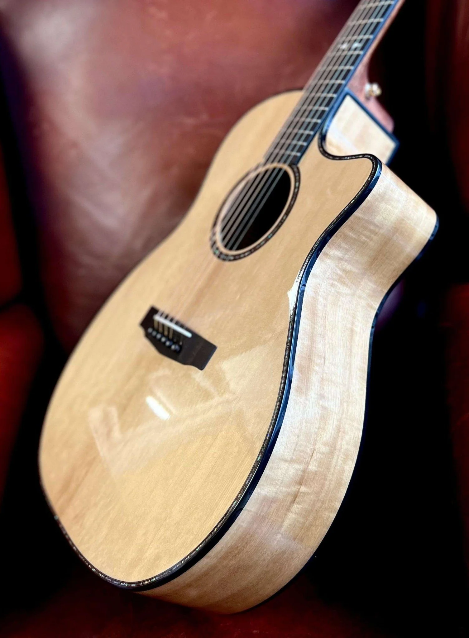 Cort GA MY Bevel Natural Electro Acoustic Guitar - Image 5