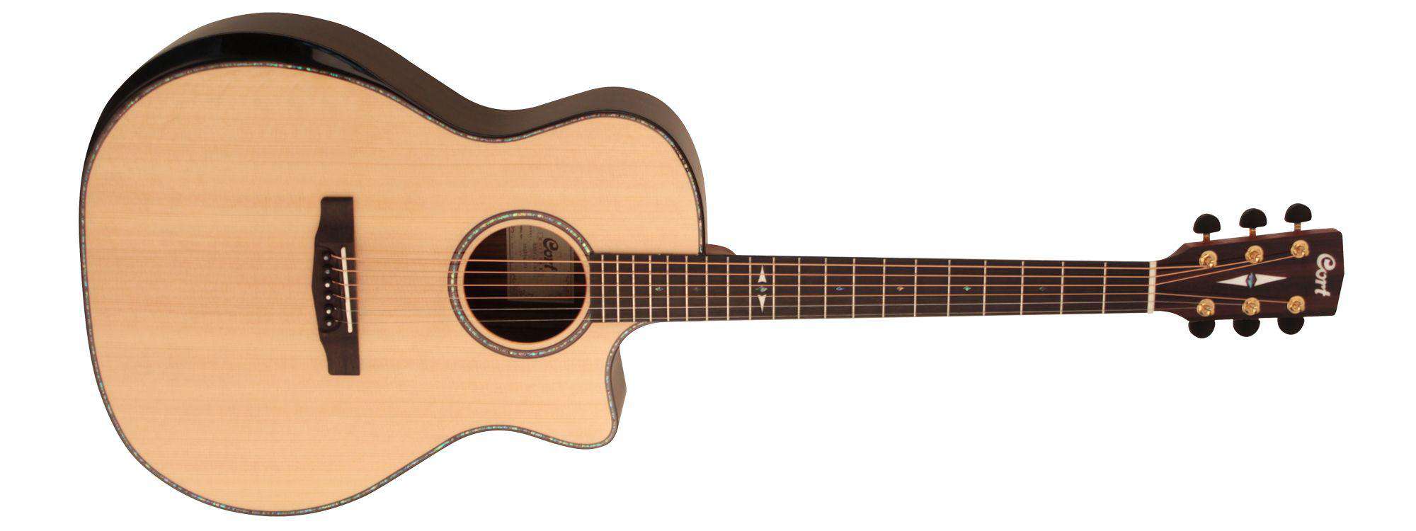 Cort GA PF Bevel Natural Electro Acoustic Guitar - Image 13