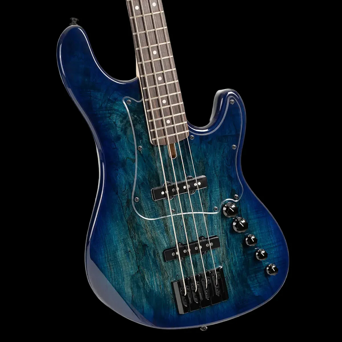 Cort GB-Fusion 4 Blue Burst w/bag Bass Guitar - Image 3