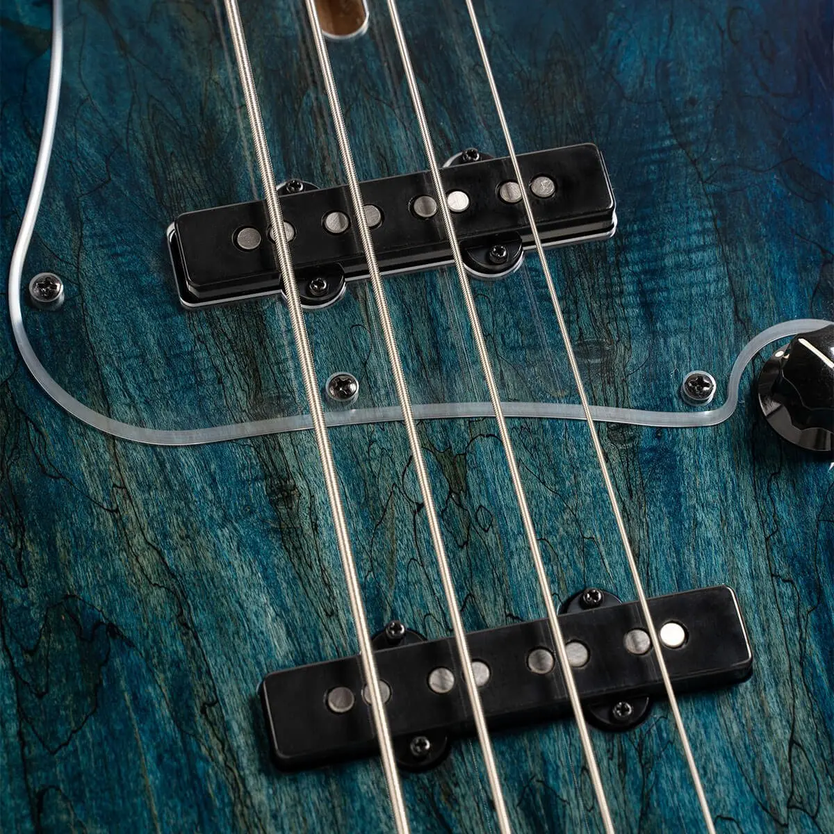 Cort GB-Fusion 4 Blue Burst w/bag Bass Guitar - Image 5