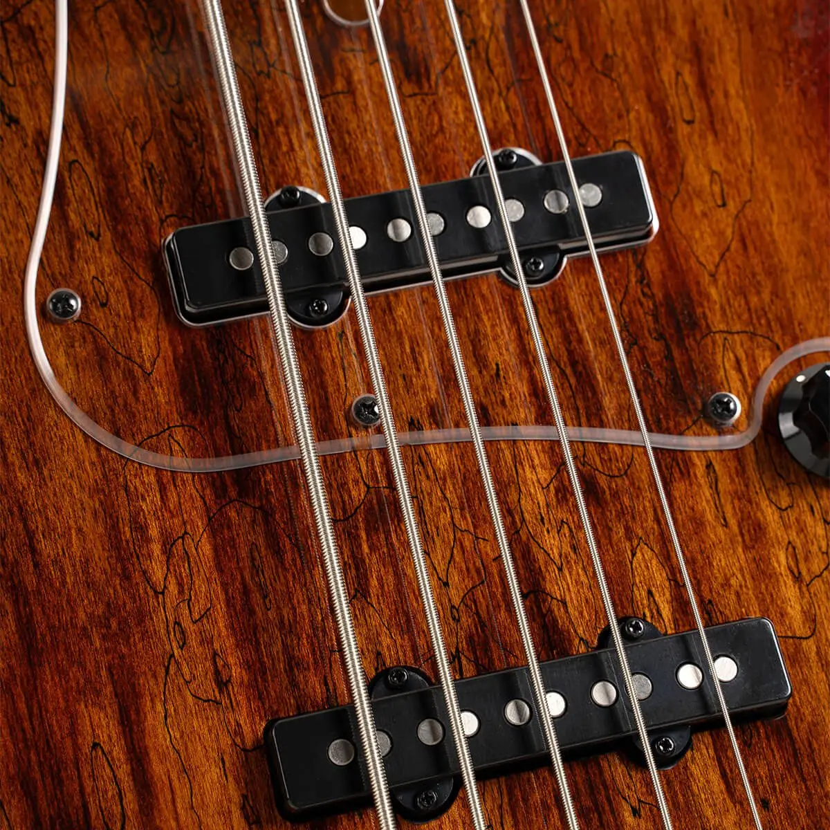 Cort GB-Fusion 5 Antique Brown Burst w/bag  Bass Guitar - Image 5