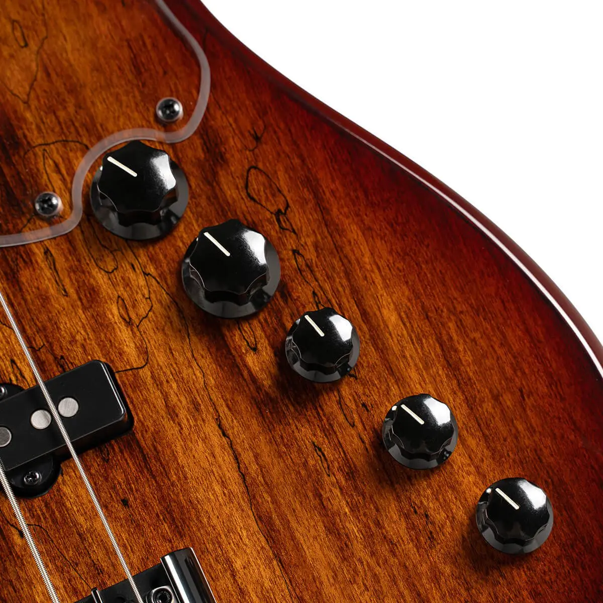 Cort GB-Fusion 5 Antique Brown Burst w/bag  Bass Guitar - Image 6