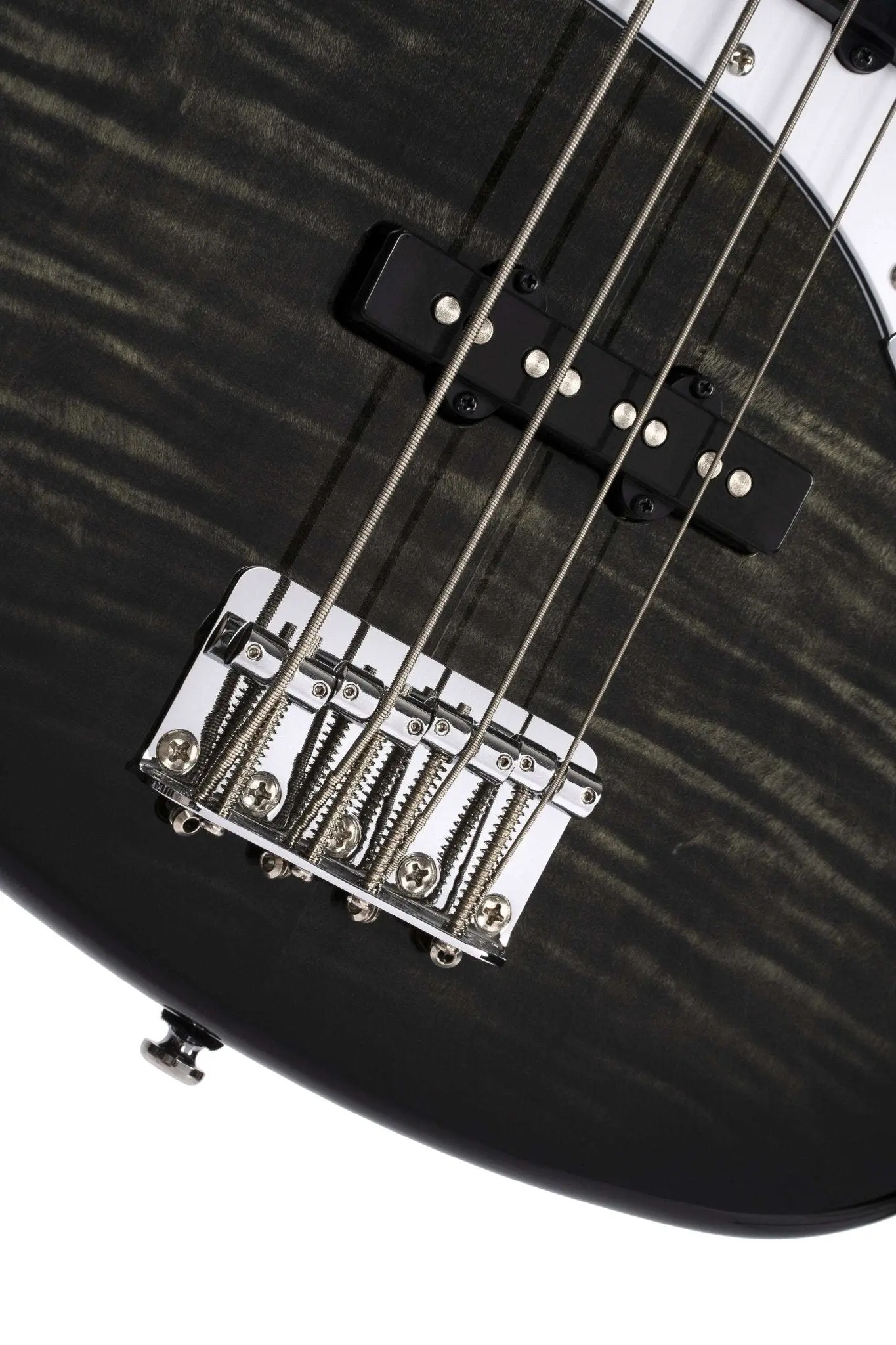 Cort GB24JJ Trans Black Bass Guitar - Image 10