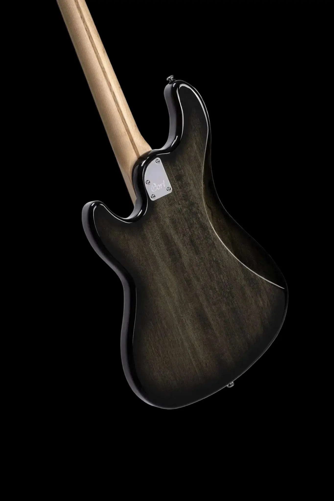 Cort GB24JJ Trans Black Bass Guitar - Image 2