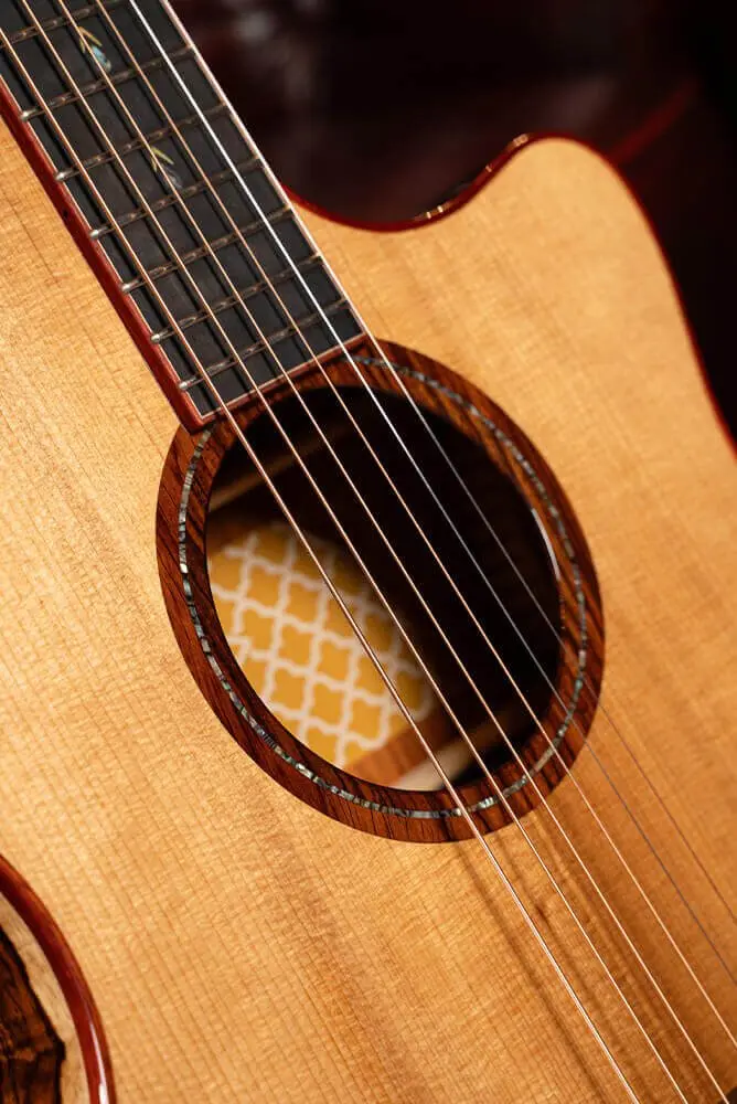 Cort Gold A10 Cocobolo Electro Acoustic Guitar - Image 11