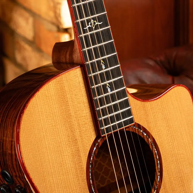 Cort Gold A10 Cocobolo Electro Acoustic Guitar - Image 13