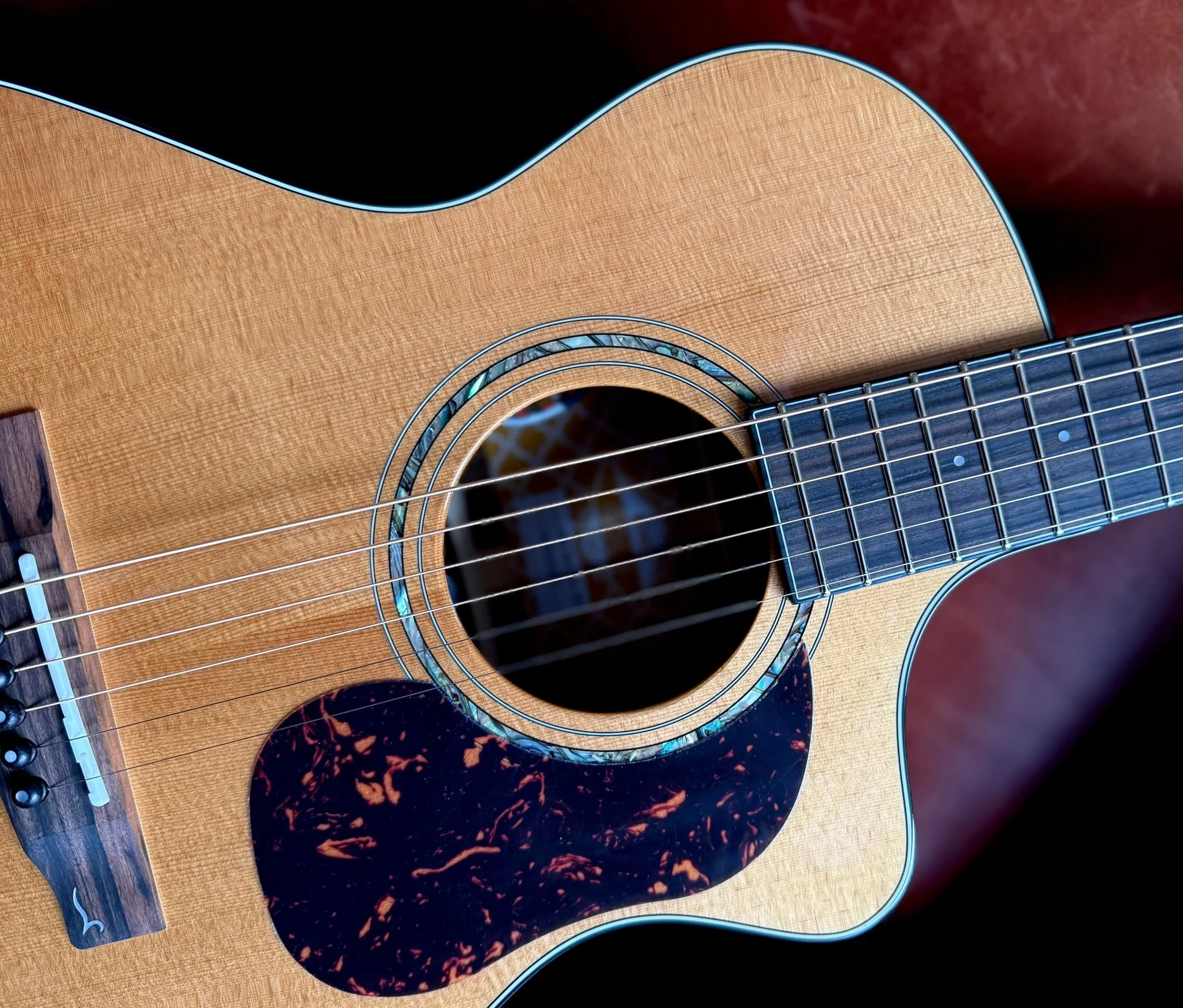 Cort Gold MC6 Ovangkol Electro Acoustic Guitar w/Case w' £225 Custom Pro Setup & Support Package - Image 12