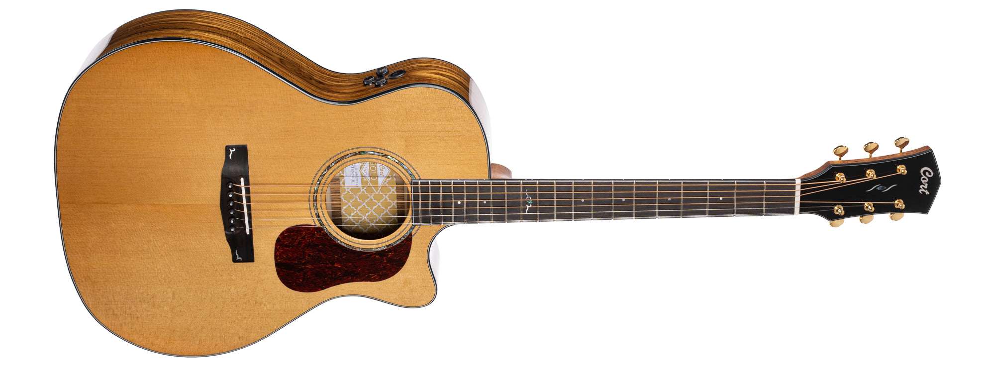 Cort Gold Oc6 Bocote W/case, Electro Acoustic Guitar - Image 3