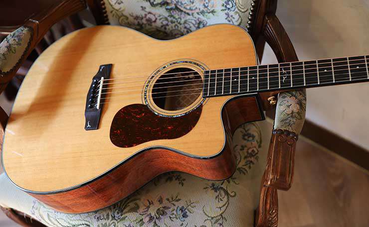 Cort Gold OC6 w/case Natural Electro Acoustic Guitar - Image 20