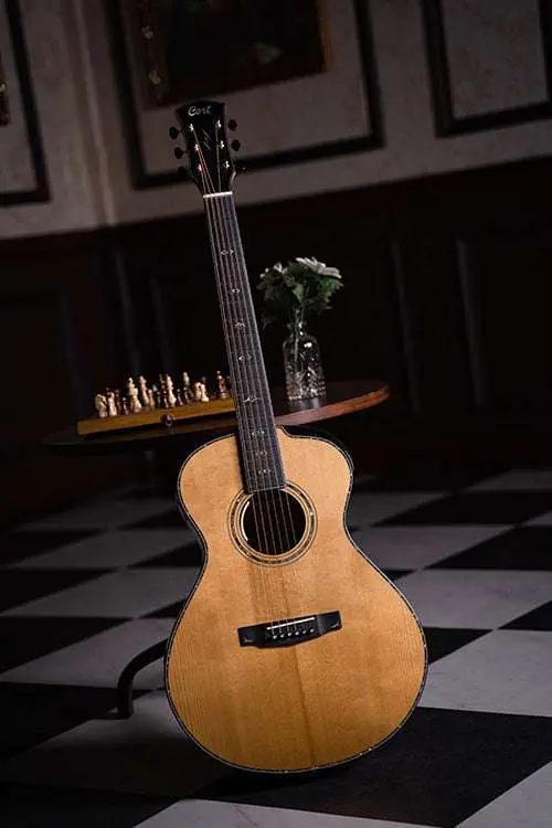 Cort Gold Passion Natural with Case - Image 9