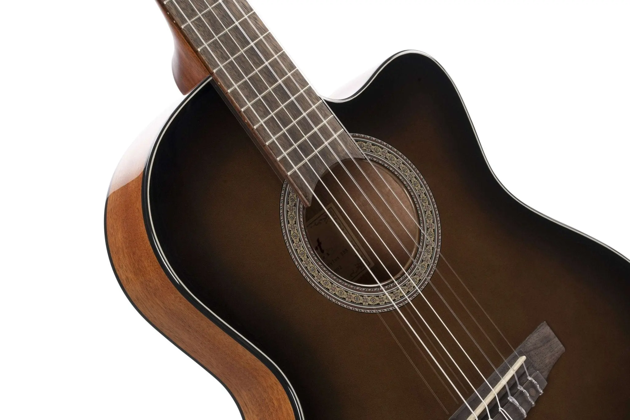 Cort Jade E Nylon Dark Brown Burst - Image 11