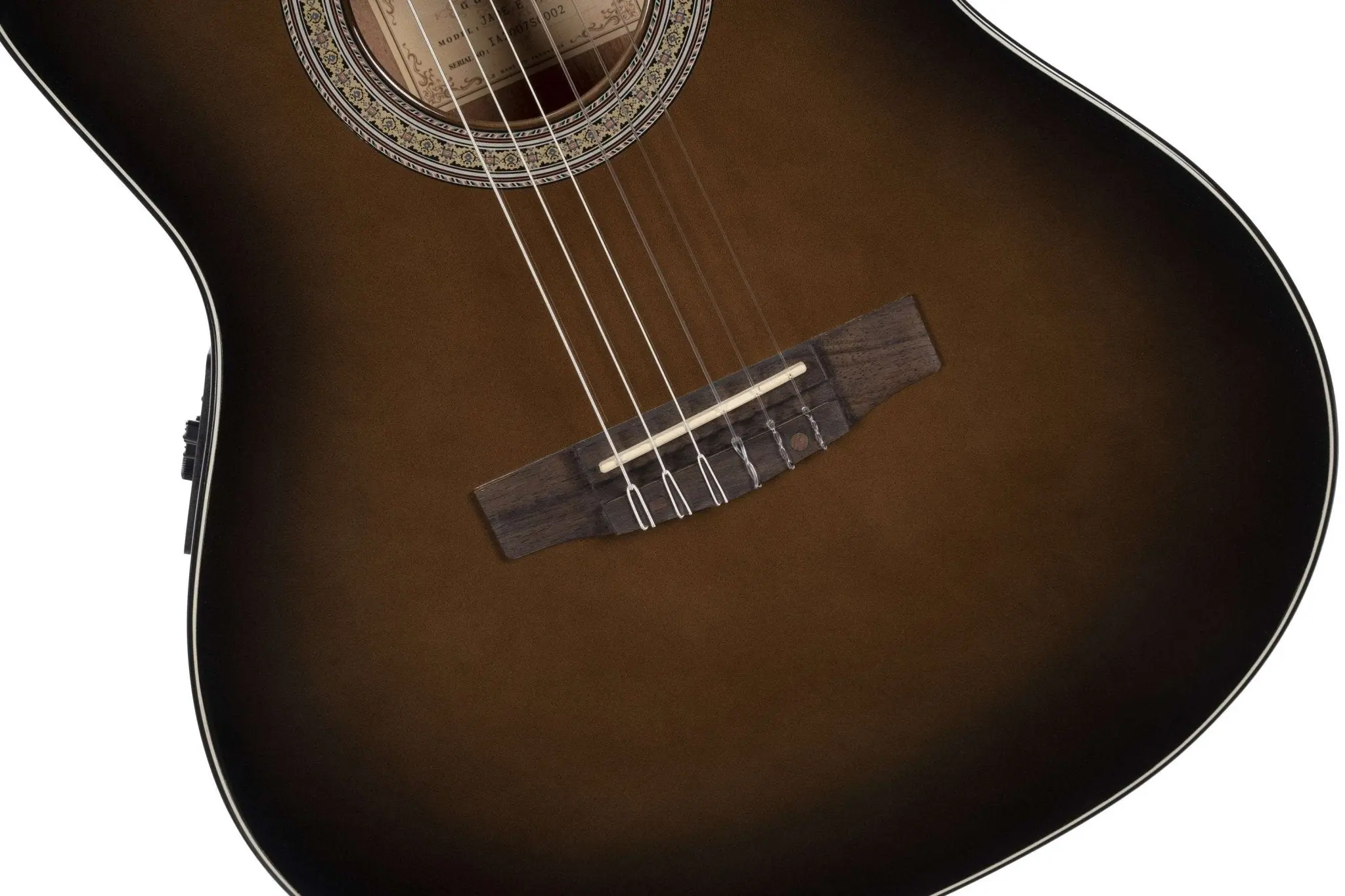 Cort Jade E Nylon Dark Brown Burst - Image 8