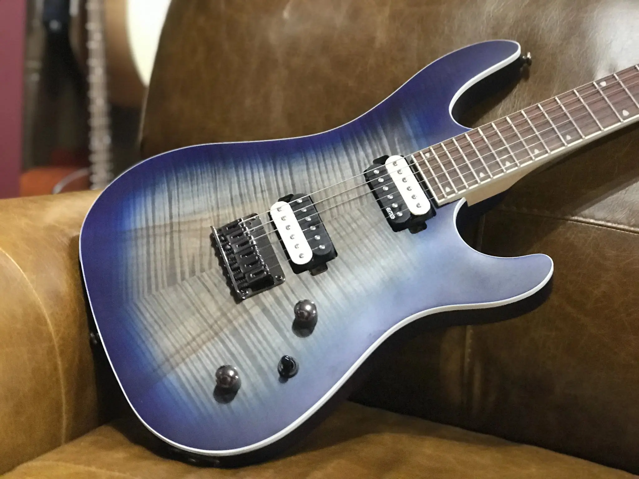 Cort KX300 Open Pore Cobalt Burst Electric Guitar - Image 21