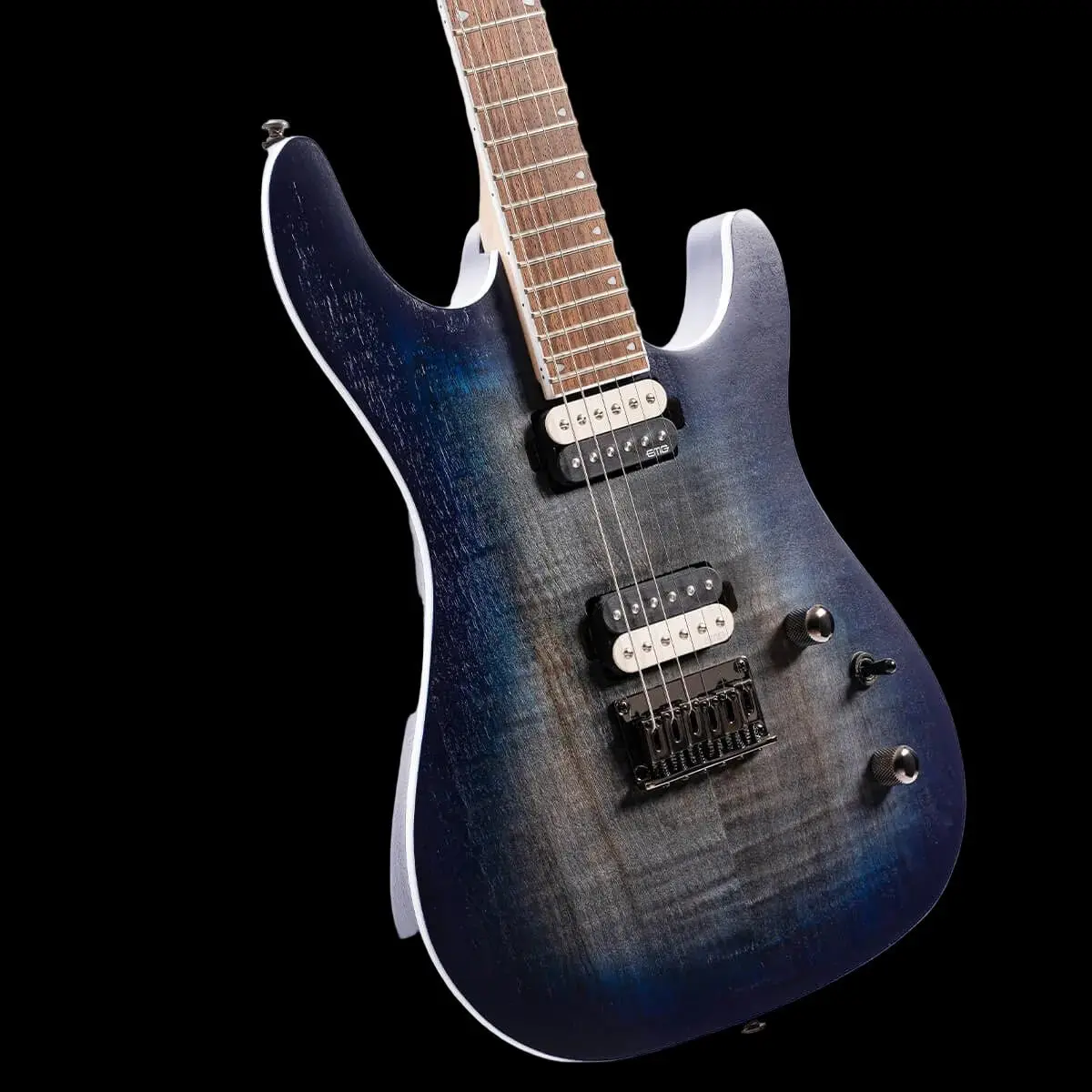Cort KX300 Open Pore Cobalt Burst Electric Guitar - Image 3