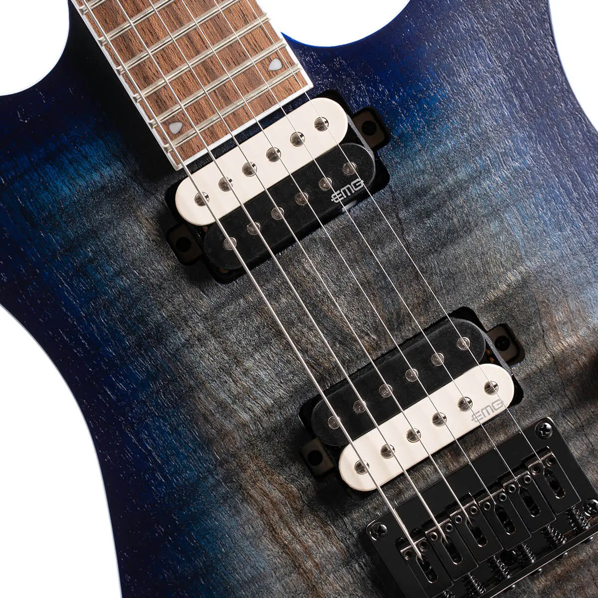 Cort KX300 Open Pore Cobalt Burst Electric Guitar - Image 4