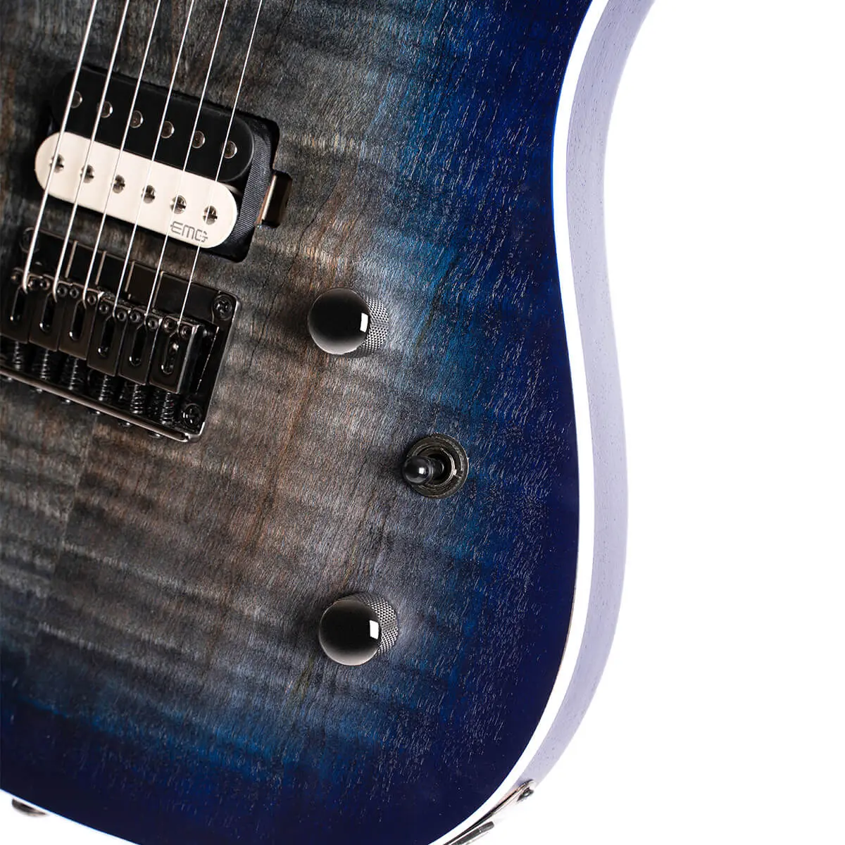 Cort KX300 Open Pore Cobalt Burst Electric Guitar - Image 5