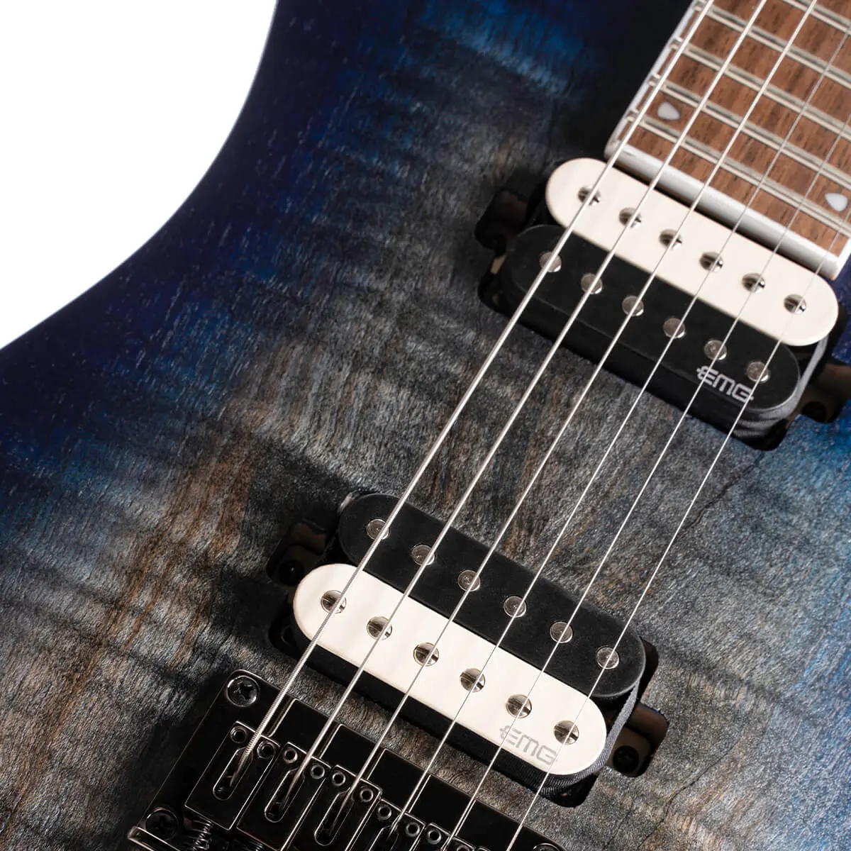 Cort KX300 Open Pore Cobalt Burst Electric Guitar - Image 7
