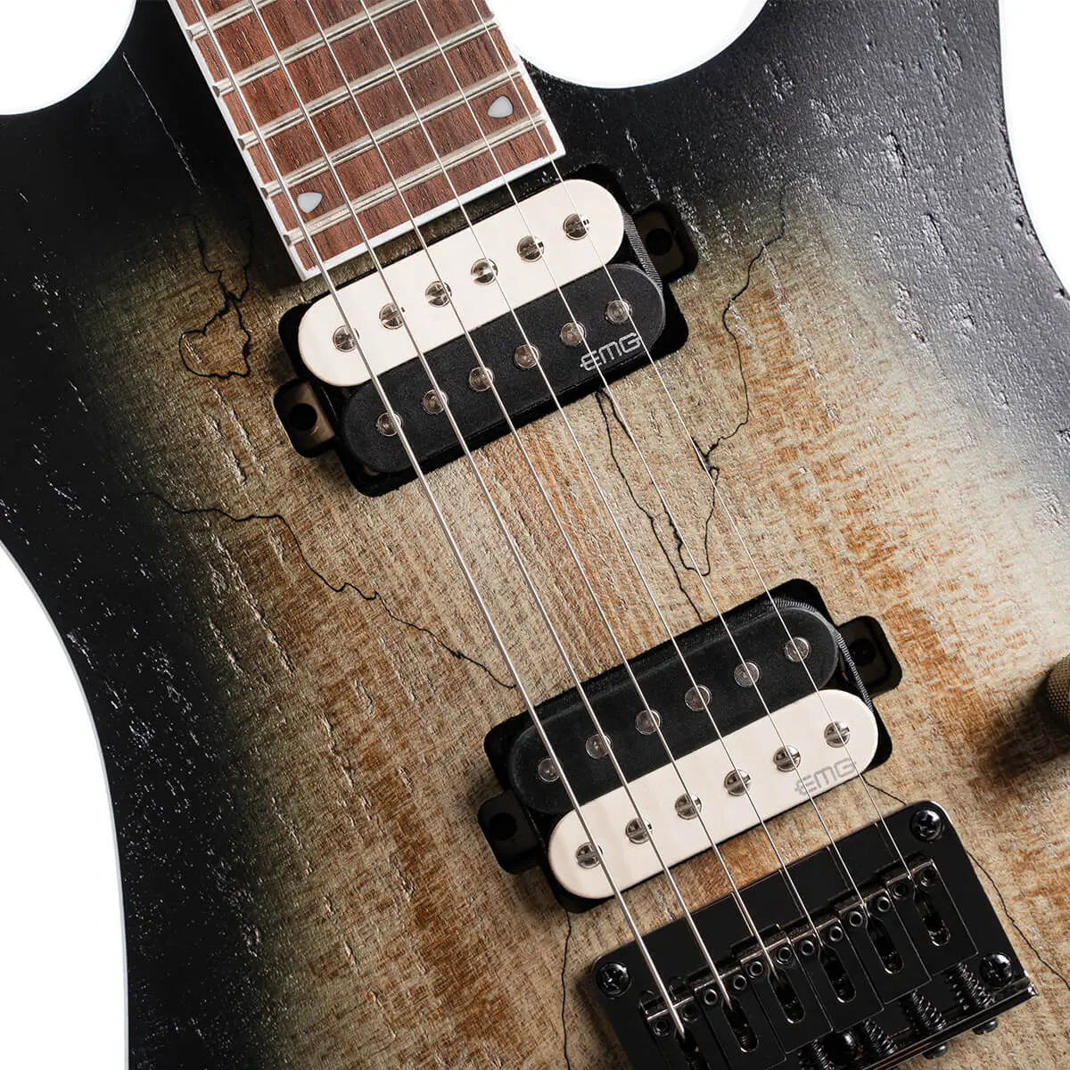 Cort KX300 Open Pore Raw Burst Electric Guitar - Image 14