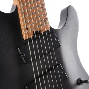 Cort KX307MS Open Pore Black Multi Scale Electric Guitar - Image 4