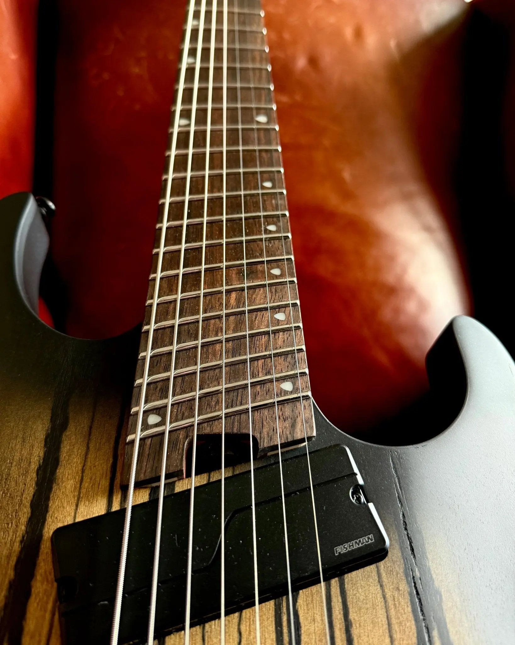 Cort KX507MS Pale Moon, Natural Black Burst Electric Guitar - Image 14