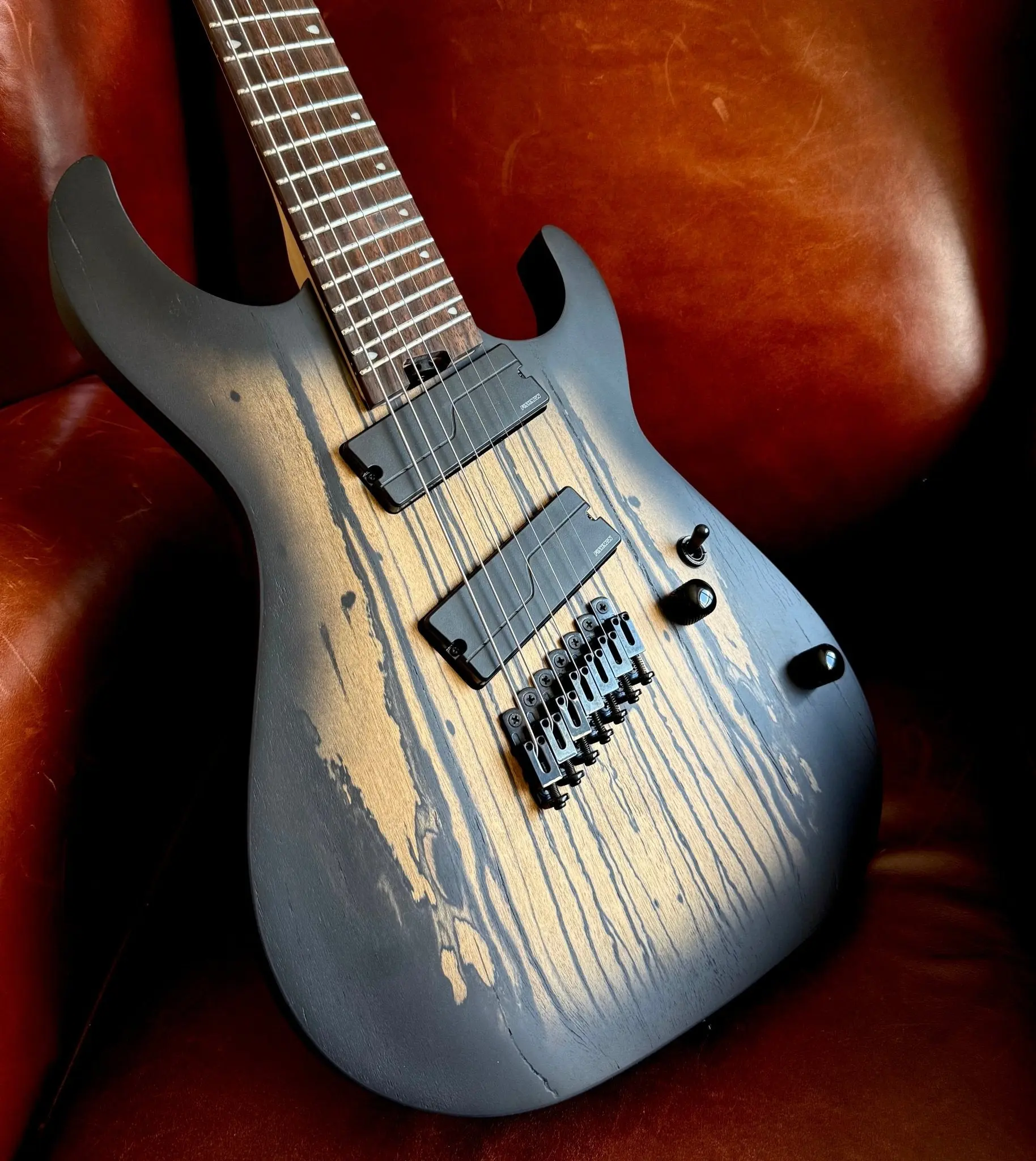 Cort KX507MS Pale Moon, Natural Black Burst Electric Guitar - Image 25