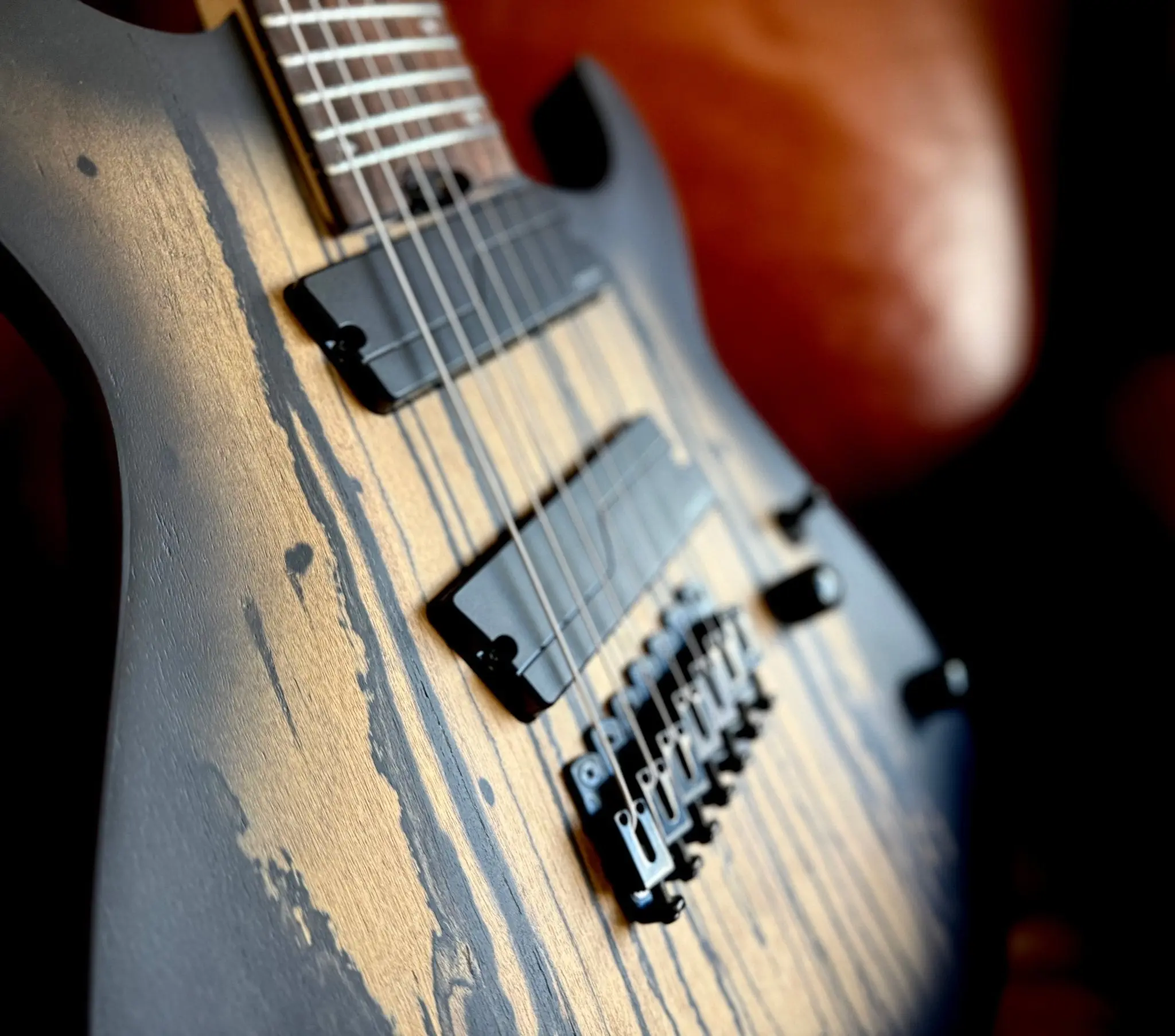 Cort KX507MS Pale Moon, Natural Black Burst Electric Guitar - Image 28