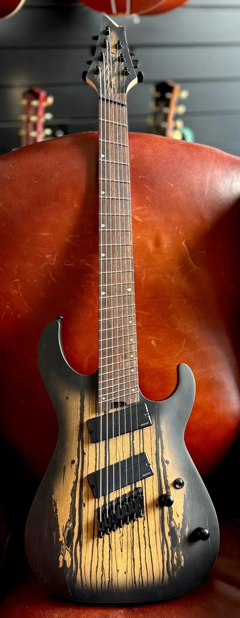 Cort KX507MS Pale Moon, Natural Black Burst Electric Guitar - Image 3