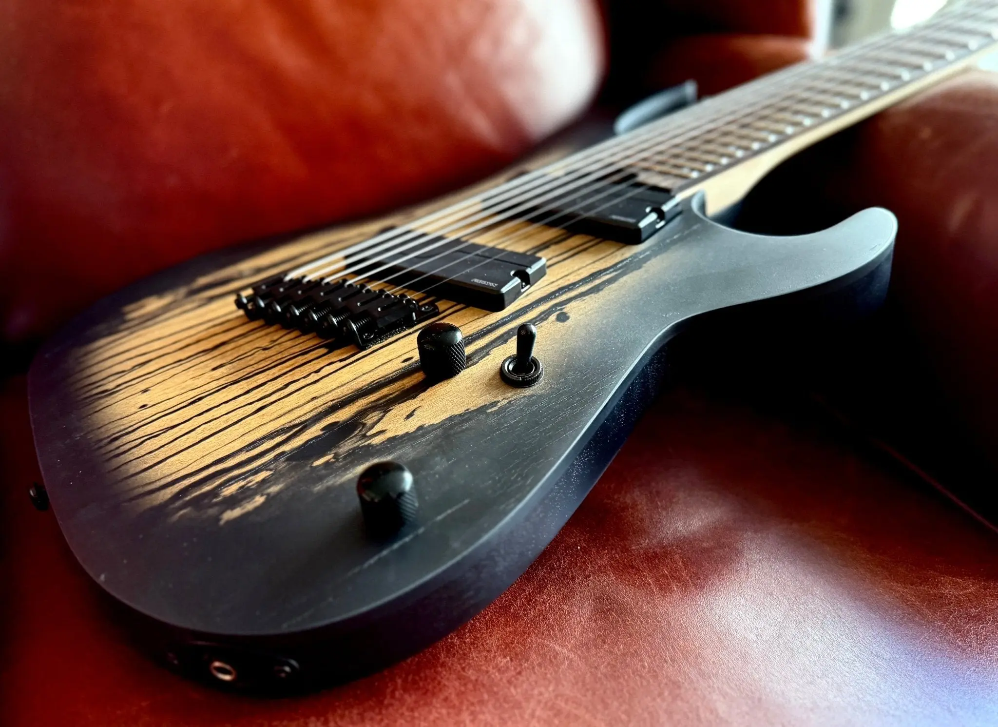 Cort KX507MS Pale Moon, Natural Black Burst Electric Guitar - Image 31