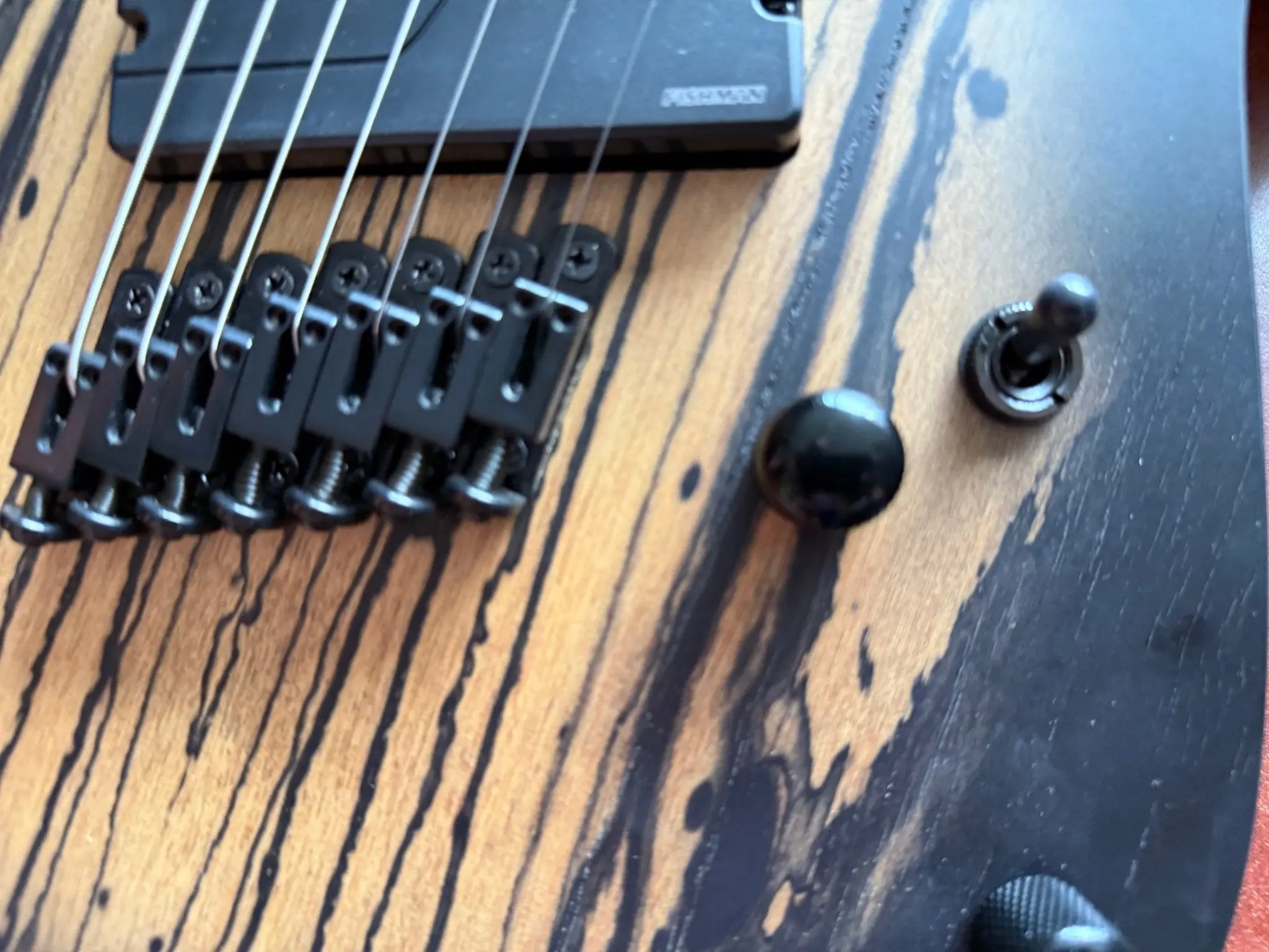 Cort KX507MS Pale Moon, Natural Black Burst Electric Guitar - Image 37