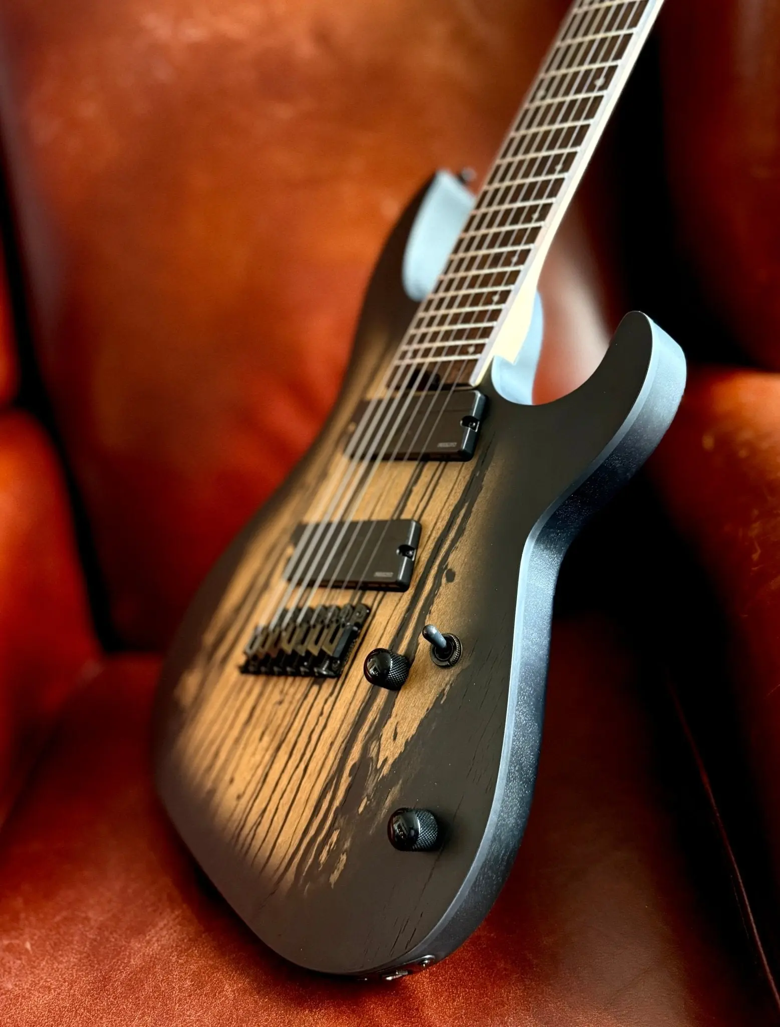 Cort KX507MS Pale Moon, Natural Black Burst Electric Guitar - Image 6