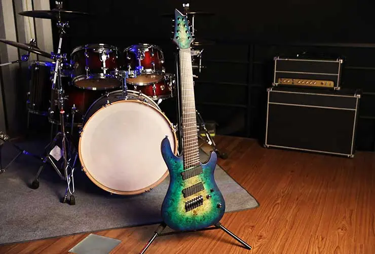 Cort KX508MS II MBB Marina Blue Burst Electric Guitar, w' £225 Custom Pro Setup & Support Package - Image 21