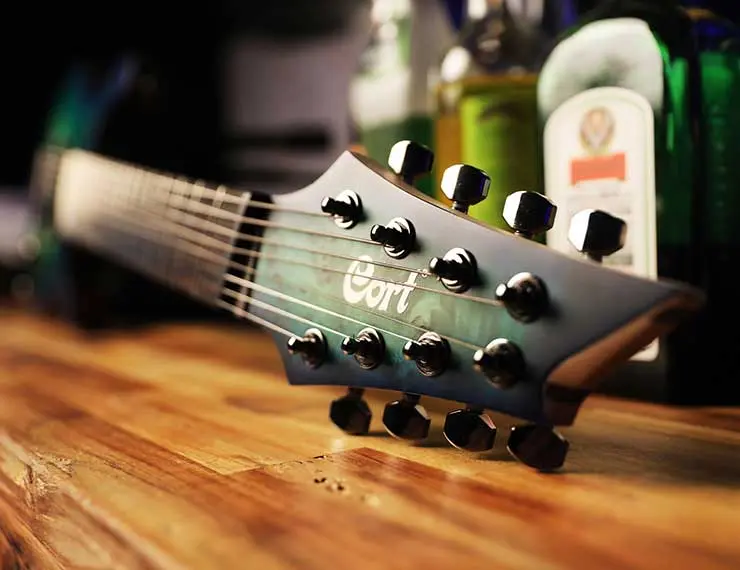 Cort KX508MS II MBB Marina Blue Burst Electric Guitar, w' £225 Custom Pro Setup & Support Package - Image 4