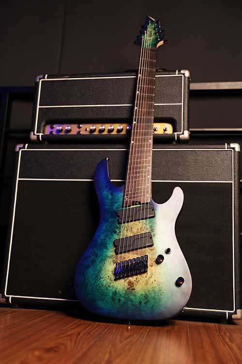 Cort KX508MS II MBB Marina Blue Burst Electric Guitar, w' £225 Custom Pro Setup & Support Package - Image 5