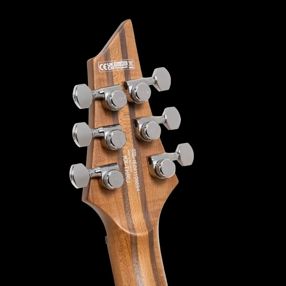 Cort KX600 Infinite Orange Crush Satin Thru Neck Electric Rock Guitar - Image 12