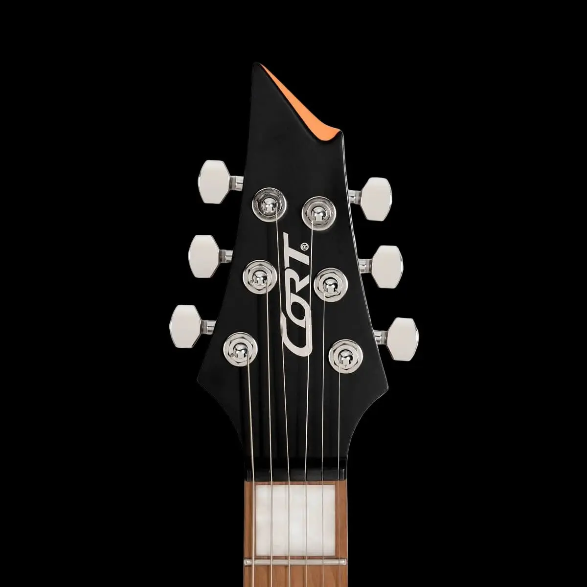 Cort KX600 Infinite Orange Crush Satin Thru Neck Electric Rock Guitar - Image 13