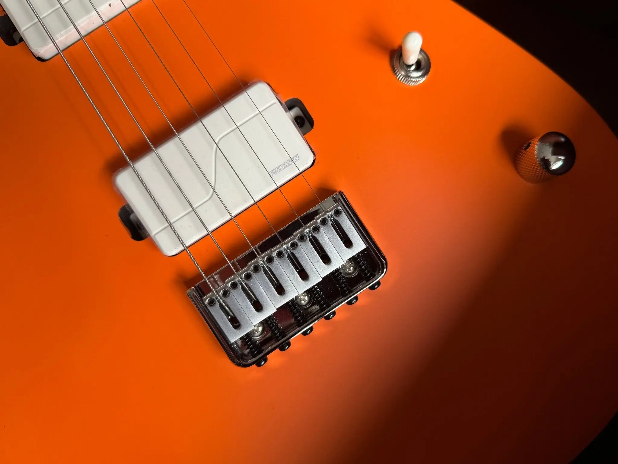 Cort KX600 Infinite Orange Crush Satin Thru Neck Electric Rock Guitar - Image 15