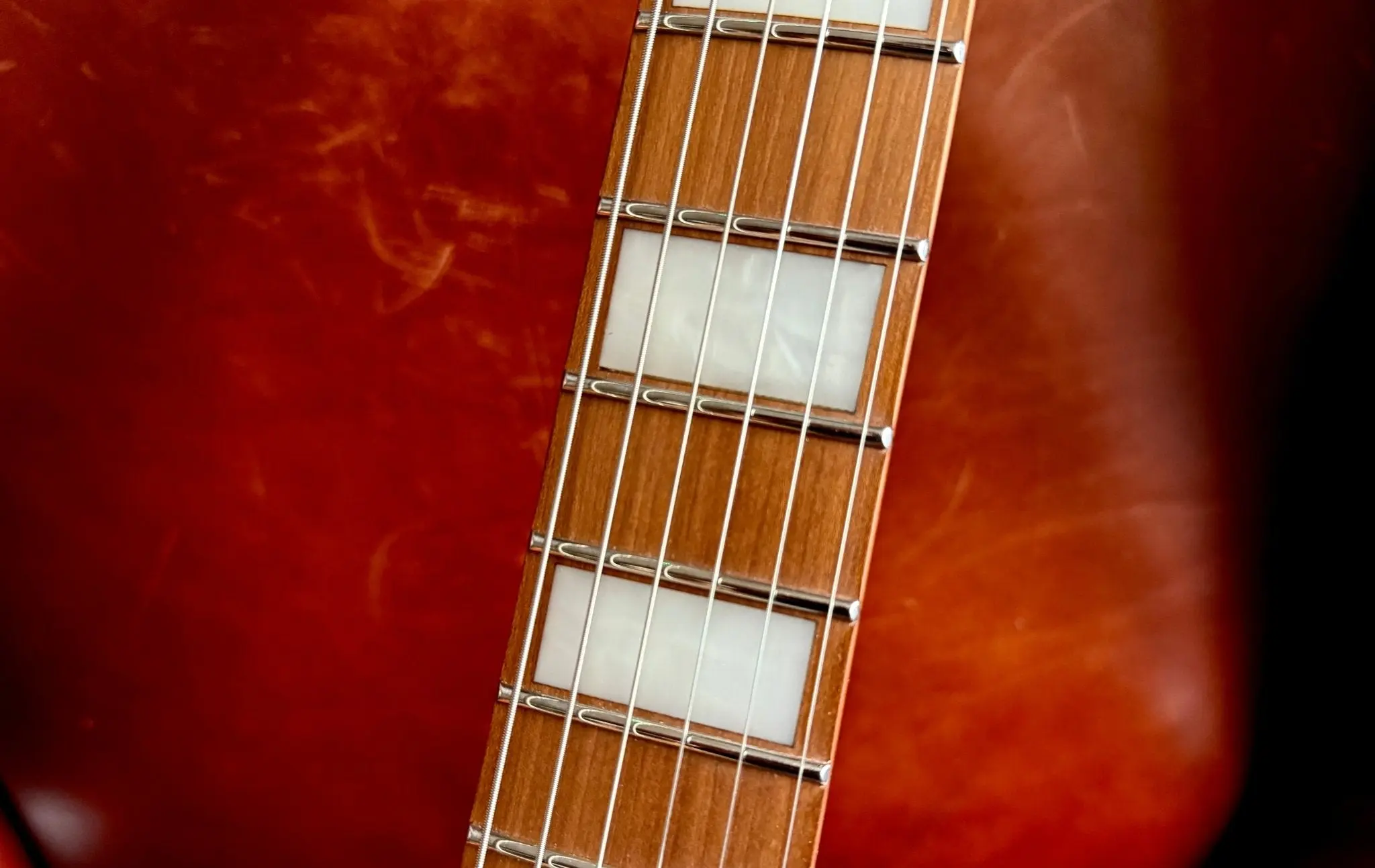 Cort KX600 Infinite Orange Crush Satin Thru Neck Electric Rock Guitar - Image 19