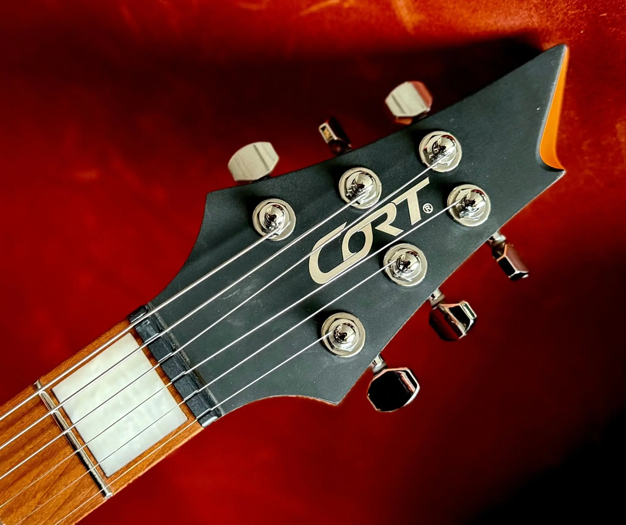 Cort KX600 Infinite Orange Crush Satin Thru Neck Electric Rock Guitar - Image 21