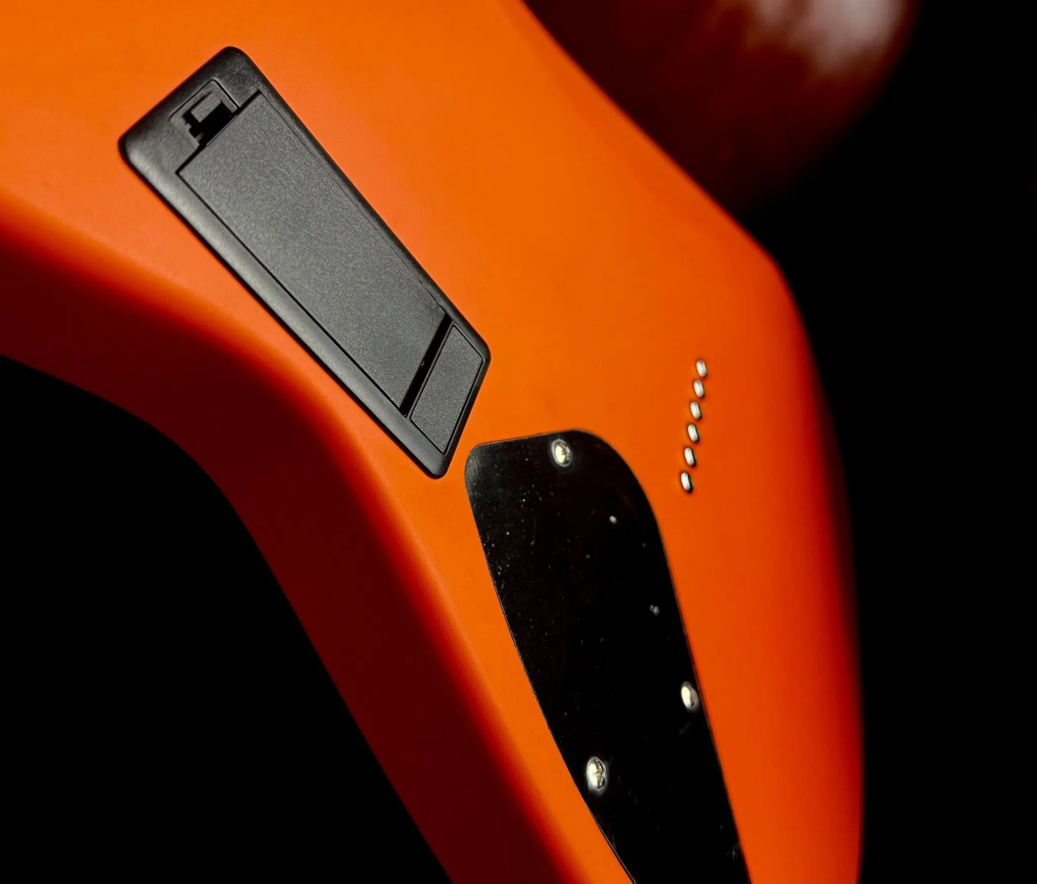 Cort KX600 Infinite Orange Crush Satin Thru Neck Electric Rock Guitar - Image 5