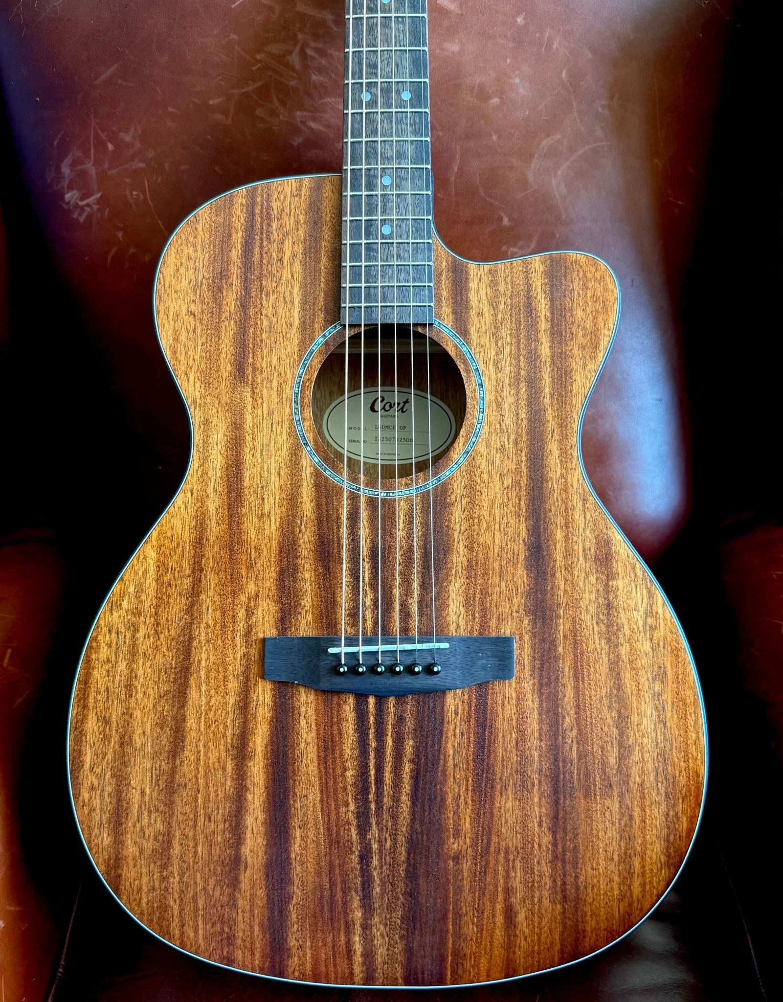 Cort L60MCE Mahogany Electro Acoustic Guitar, w' £225 Custom Pro Setup & Support Package - Image 12
