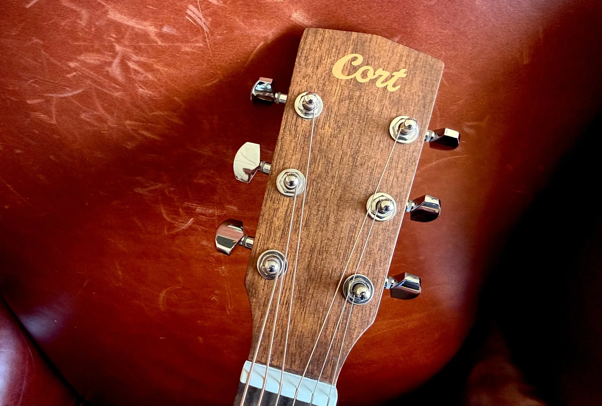 Cort L60MCE Mahogany Electro Acoustic Guitar, w' £225 Custom Pro Setup & Support Package - Image 9