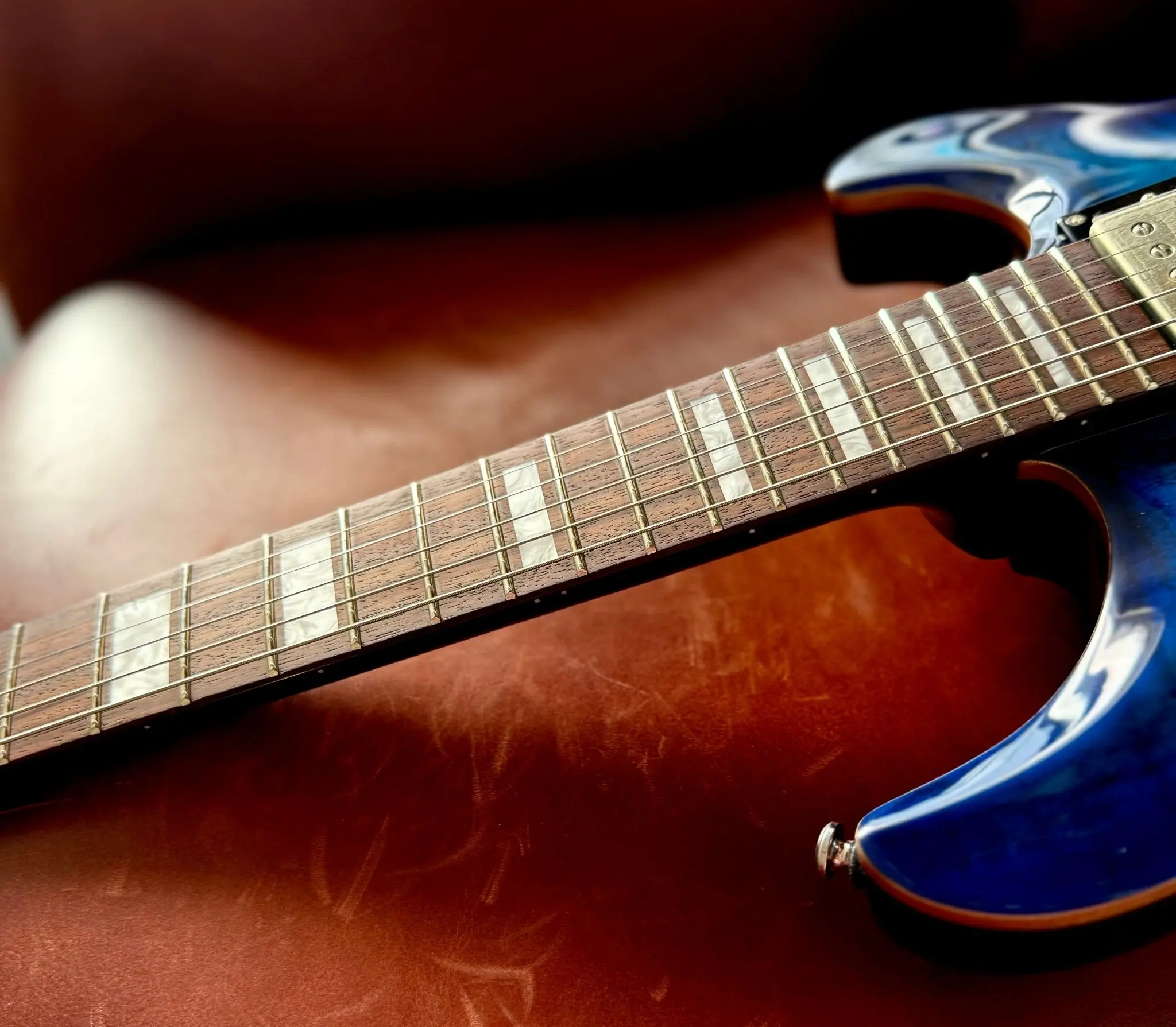 Cort M600BB Blue Burst.  Awesome Set Neck Electric Guitar For PRS Lovers. Top Recommendation. - Image 15